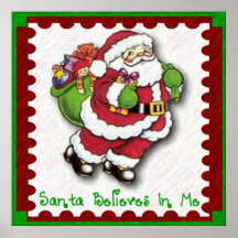 O papai noel acredita em mim o poster