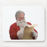 O papai noel escrevendo a lista impertinente & agr mouse pads