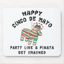 O partido gosta de um Pinata Cinco de Mayo Mouse Pads