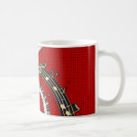 O piano fecha redemoinhos florais do Grunge das no Caneca
