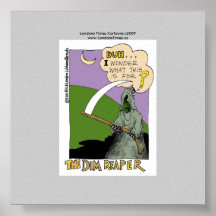 O poster Collectible do Dia das Bruxas engraçado n