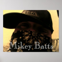 O rapper Mikey de Las Vegas golpeia Impressão