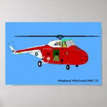 O remoinho de Westland TEM 10 Posters