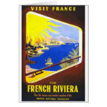O Riviera francês Cartao