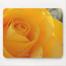O rosa amarelo grande Mousepad- cutomize ou person