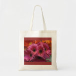 O rosa quente floresce o saco bolsa