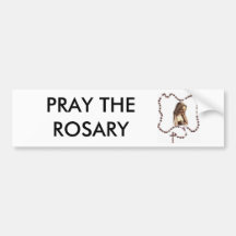 o rosário, PRAY O ROSÁRIO Adesivo
