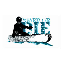 o snowBOARD ou morre Cartao De Visita