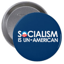 O socialismo é não americano boton