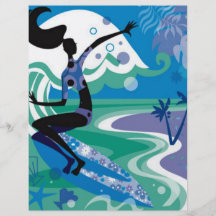 o surf aprecia panfleto coloridos