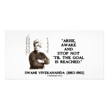 O Swami Vivekananda levanta-se parada acordada não Cartões Com Foto Personalizados