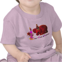 ø T-shirt & camisas do aniversário: Elefante verme Camiseta