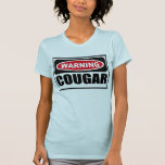O t-shirt das mulheres de advertência do PUMA