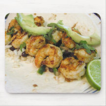 O Tacos de Shimp cimenta abacates dos Burritos Mousepad