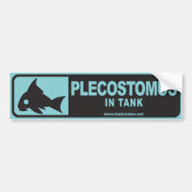 O tanque acopla a série 1-Plecostomus B do autocol Adesivo