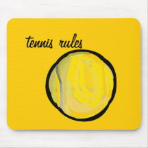 O TÊNIS da bola de tênis ORDENA o mousepad
