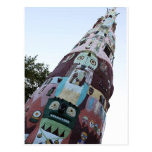 O Totem o maior pólo do mundo Cartao Postal