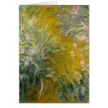 O trajeto através das íris - Claude Monet postais