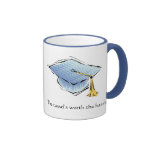 O valor da borla a trabalheira! Caneca da graduaçã