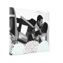O vintage floresce canvas do modelo da foto do cas impressões em tela