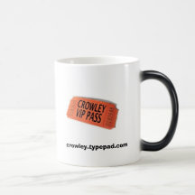 O VIP passa, crowley.typepad.com Canecas