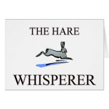 O Whisperer da lebre Cartão