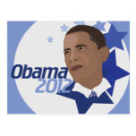 Obama 2012 cartées postais