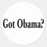 Obama obtido? adesivo redondo