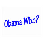 Obama quem? cartao postal