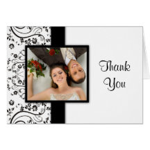 Obrigado preto e branco da foto do casamento você 