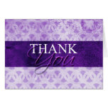 Obrigado roxo você cartões