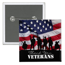 Obrigado veteranos pins