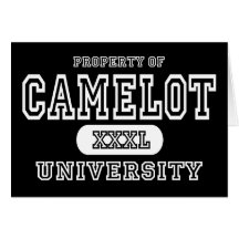 Obscuridade da universidade de Camelot Cartao