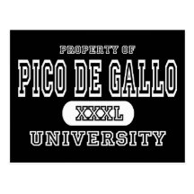 Obscuridade de Pico de Gallo Universidade Cartao Postal