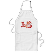 Obtenha em meu papai noel da barriga aventais