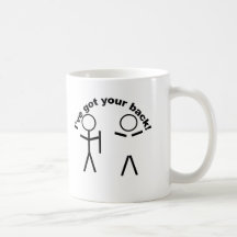 Obteve sua parte traseira! caneca
