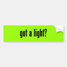 obteve uma luz? adesivos