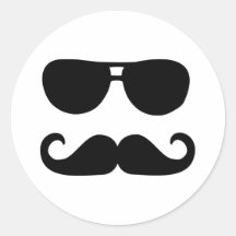Óculos de sol engraçados do bigode adesivo