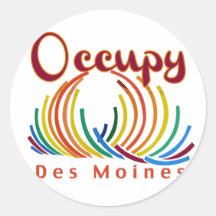Ocupe Des Moines Adesivos