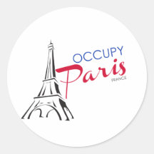 Ocupe Paris France Adesivos