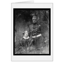 Oficial com Daguerreotype 1851 da mulher Cartão