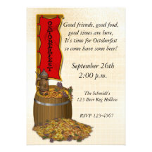 Oktoberfest Convite Personalizado