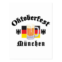 Oktoberfest Munchen Cartao Postal