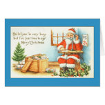 Olá! do papai noel cartoes