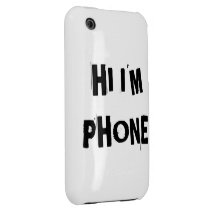 OLÁ! eu sou COBRIR do TELEFONE Capas iPhone 3 Case-Mate