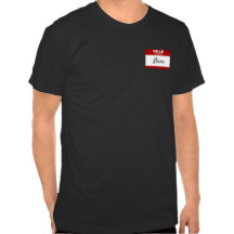 Olá! meu nome é Alison (vermelha) Tshirts