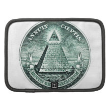 Olho na pirâmide de Illuminati do dólar Agenda