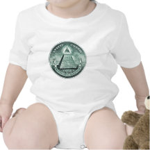 Olho na pirâmide de Illuminati do dólar Babadores