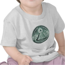Olho na pirâmide de Illuminati do dólar Camiseta