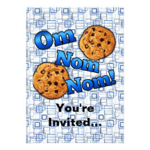 OM Nom Nom, biscoitos do amor de Meme Convite